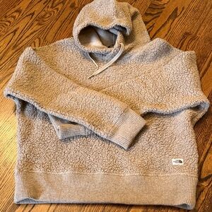 The North Face Beige Sherpa Pullover